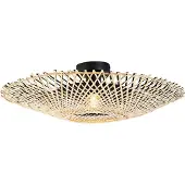 QAZQA Plafonnier oriental en bambou 50 cm - Rina