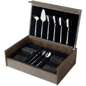 Amefa Metropole 1170, set de couverts 78 pièces avec mallette en bois