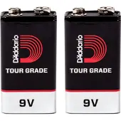 D'addario And Co PILE 9V Hautes Performances Pack de 2