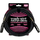 Ernie Ball Cbles Microphone Classic XLR Mâle/XLR Fem 6M Noir
