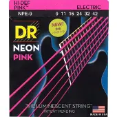 Dr Strings NPE-9 Neon Cordes pour guitares électriques