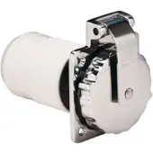 Marinco Stainless Steel 3939628 Ip56 Lid Plug 125-250v Argenté 50A