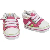 Heless Sneakers rose vif t.38-45 cm 1 pair, rubans élastiques, tirette, dès 3 ans