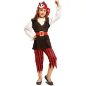 MOM Pirate Skull Junior Costume Marron 10-12 Years