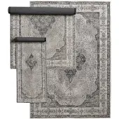 Nordal Tapis tissé Venus - gris 200x290