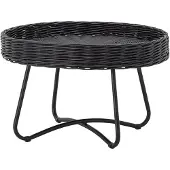 Bloomingville Hattie Coffee Table | Noir | Rotin | 82047292