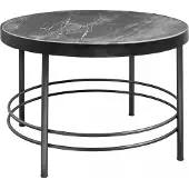 Nordal Table basse Midnight ronde - noir