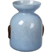 Broste Copenhagen Vase Vera bleu Ø21cm