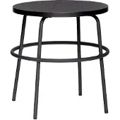 Hubsch Table d'appoint en métal / bois - noir