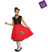 MOM Ye-ye Junior Costume Rouge 5-6 Years