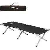 Aktive 190x64 Cm Camping Bed Noir
