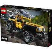 LEGO 42122 Technic Jeep Wrangler, petite voiture jouet 4x4, kit de modèle à construire détaillé pour tout-terrain, cadeau pour garçons et filles, jouet créatif pour enfants