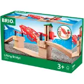 BRIO Pont levant 33757 - Accessoire de train ludique et captivant | Rails en bois inclus | Id al pour les enfants partir de 3 ans | Bois certif