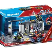 Playmobil City Action Quartier Général Des Policiers D'élite 70338