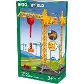 BRIO Grue de construction av. Lumière - 5 Parties - Jaune 33835 - - UneTaille - Voiture