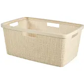 Curver Corbeille à linge - - Jute - 46 L - Beige