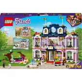 LEGO Friends Grand Hôtel de Heartlake City 41684, Maison de poupée avec 4 mini-poupées et accessoires, 1308 pièces, 8+