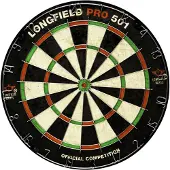 Longfield Cible de fléchettes Longfield Pro 501, sisal, free bull, fil rond