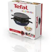 Tefal RE12A4, Appareil à raclette, Noir, Bleu