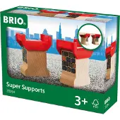BRIO Piliers du pont World - 2 pièces 33254 - - UneTaille - Voie ferrée