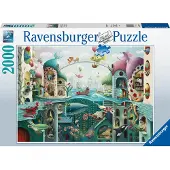 Ravensburger Puzzle 2000 pièces Si les poissons pouvaient marcher Demelsa Haughton