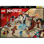 LEGO 71764 NINJAGO Centre d'entraînement Ninja avec jouet Spinner, minifigures Zane, Jay et Serpent, maître du Spinjitzu