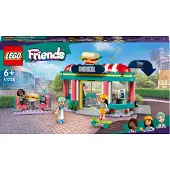 LEGO 41728 Restaurant Friends au centre-ville avec les mini-poupées Liann, Aliya et Charli de 2023, set de jeu restaurant pour les enfants de 6 ans et plus
