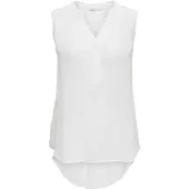 ONLY Chemisier 'ONLJette' blanc