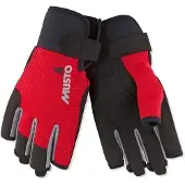Musto Essential Sailing Short Finger True Red XL Gants de navigation