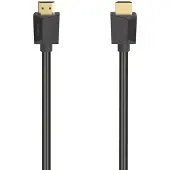 Hama Câble HDMI - - 5.00 m - Fiche mâle HDMI-A - Blindé - Noir