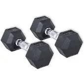Olive Haltère Rubber Hex 6kg 2 Unités