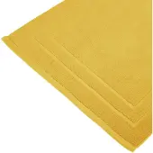 Atmosphera Tapis de salle de Bain en coton Ocre 50 x 70 cm