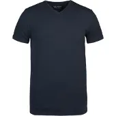 PME Legend Maillot de corps '2-pack basic T-shirts with V-neck' bleu foncé