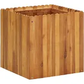 vidaXL Lit surélevé de jardin 50x50x50 cm Bois massif d'acacia