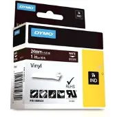Dymo 1805424 - (24 mm) - Blanc sur marron - Ruban