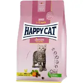 Happy Cat Junior Farm Poultry (volaille), croquettes pour chatons âgés de 4 à 12 mois, 4 kg
