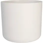 Elho Pot De Fleurs - - B.For Ronde Souple 14 - Blanc - Plastique Recyclé