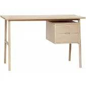 Hubsch Bureau avec 2 tiroirs de rangement en bois
