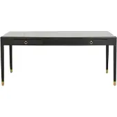 Nordal Bureau A/s Ems Avec Tiroirs 2-bois Noir | 6928