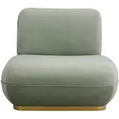 Nordal Chaise longue Iseo - vert menthe