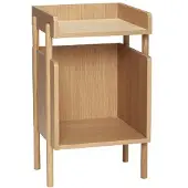 Hubsch Table d'appoint en chêne - 38x35xh60cm