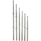 PLASTIMO Stanchion 2 Holes Flag Argenté 65 cm