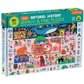 Mudpuppy 64 pcs Search & Find Puzzle/Musée d'histoire naturelle