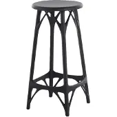 Kartell A.I. Tabouret Léger - Lot de 2 H 65 cm | Black