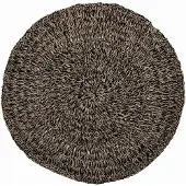 Bazar Bizar Bazar Bizarre Tapis De Jonc De Mer-noir Naturel-100 | BAJN016NB-100