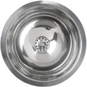 Plieger Rimini spoelbak 33,5cm RVS gepolijst met plug (Evier encastré, 33.50 cm)