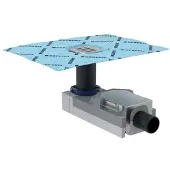 Geberit Siphon de sol pour douche de plain-pied Hauteur de construction du sol à partir de 90 mm d50