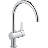 GROHE Mitigeur évier FLAIR 32452000 bec col de cygne - chrome
