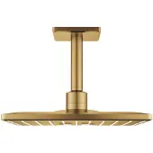 GROHE Pomme RAINSHOWER SMARTACTIVE 310 sortie de plafond 142mm cool sunrise brossé (2 Types de jets, 25 l/min)