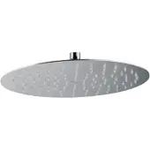 Plieger Napoli hoofddouche rond 20cm 9L/min. geborsteld chroom (9 l/min)